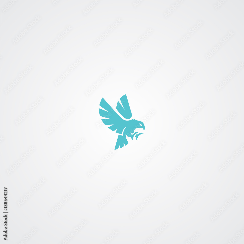Fototapeta premium Flying Bird Logo abstract design vector template