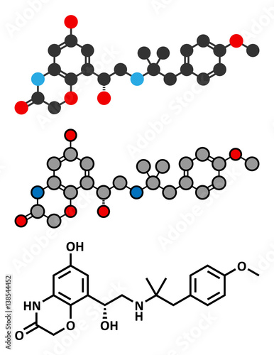 Olodaterol COPD drug molecule (ultra-LABA class).