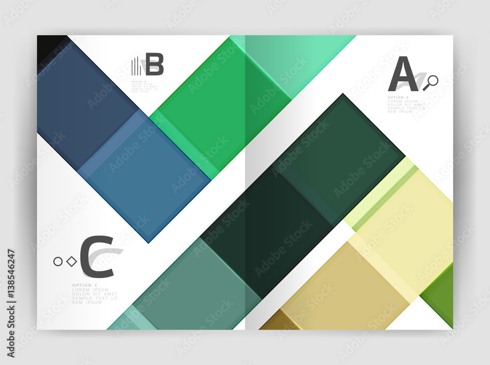 Set of front and back a4 size pages, business annual report design templates Set of front and back a4 size pages, business annual report design templates