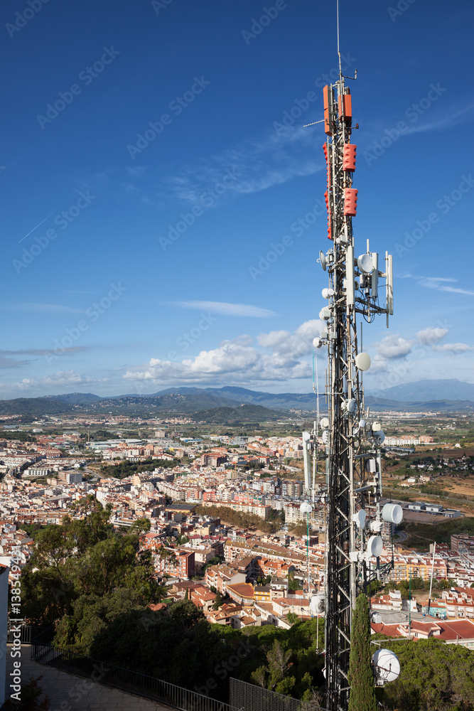 Communication Tower and Radio Mast in Spain