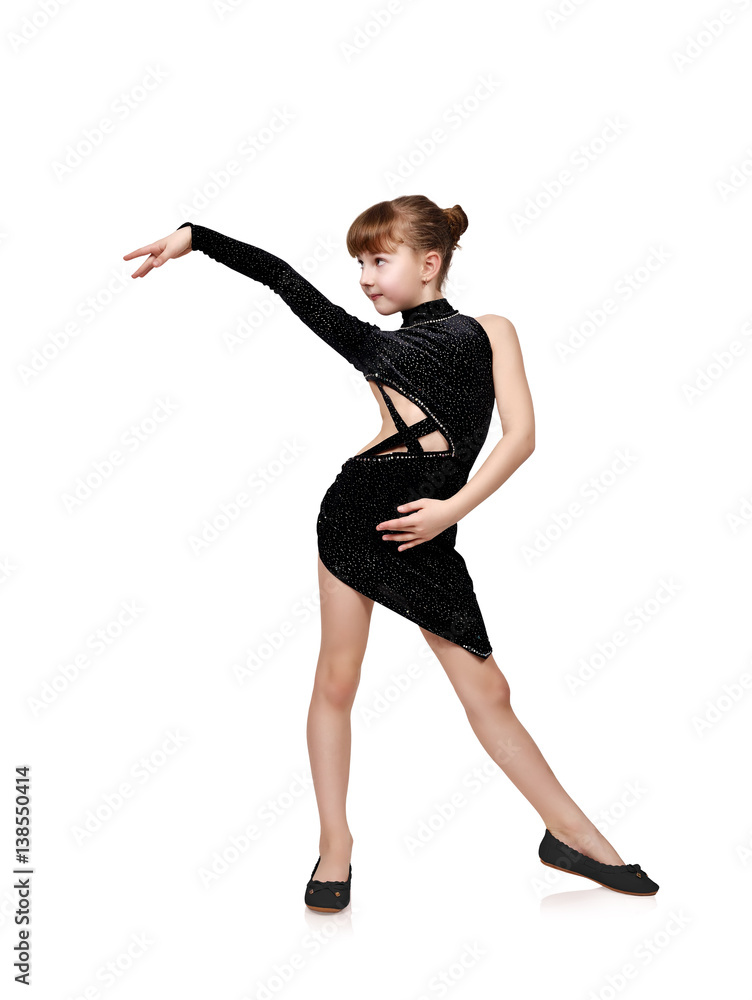 Obraz premium girl dancing latin dances