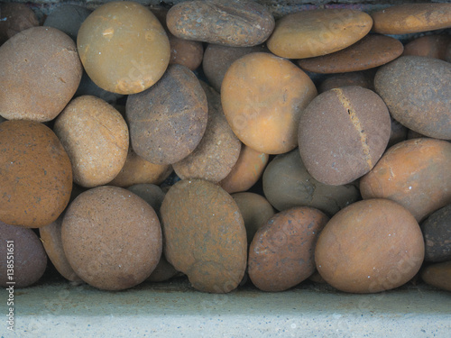 Sea stones background texture