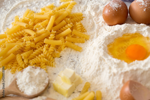Recipe for homemade pasta.
