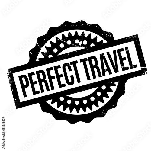 Perfect Travel rubber stamp. Grunge design with dust scratches. Effects can be easily removed for a clean, crisp look. Color is easily changed.