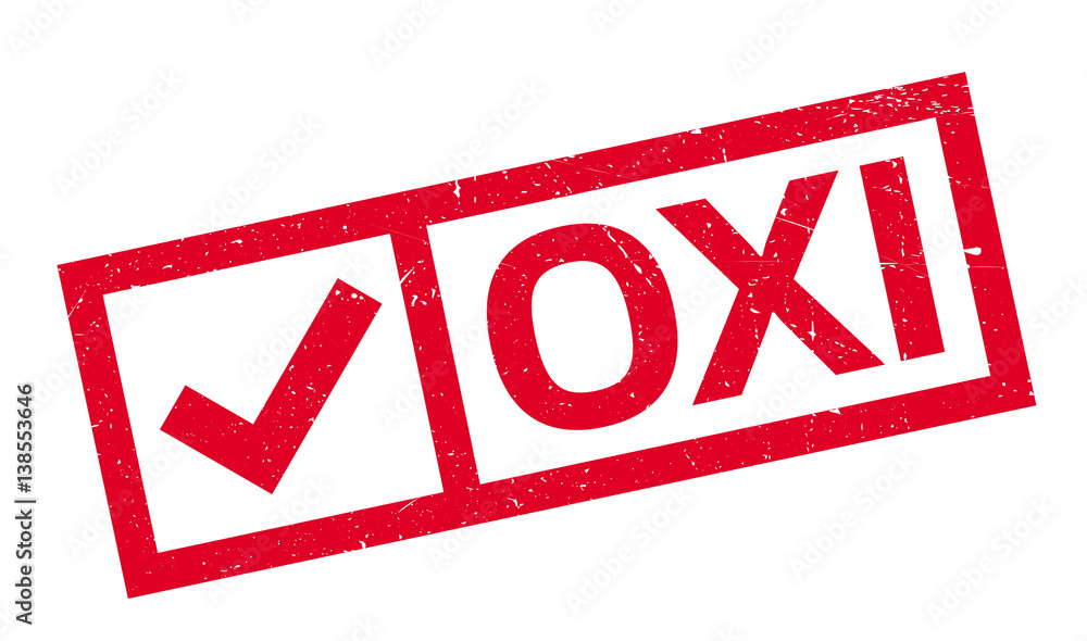 Oxi NO In Greek rubber stamp. Grunge design with dust scratches. Effects can be easily removed for a clean, crisp look. Color is easily changed. Oxi NO In Greek rubber stamp. Grunge design with dust scratches. Effects can be easily removed for a clean, crisp look. Color is easily changed.