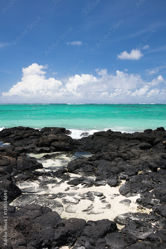 Plage de la côte Est de l'Île Maurice