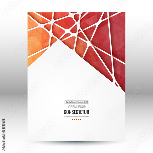 Abstract geometric background with polygons. Info graphics composition with geometric shapes.