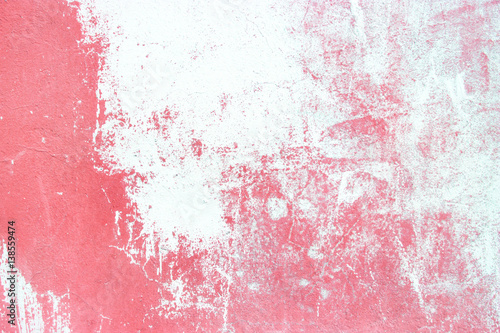 Red wall texture, color plaster surface, abstract background