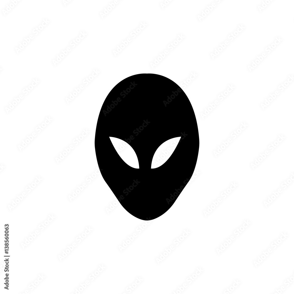 Pictogram alien icon Pictogram alien icon