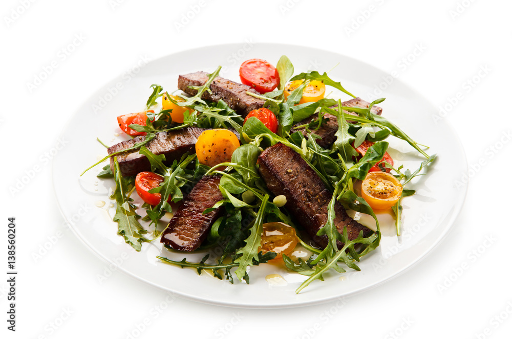 Kebabs - grilled meat and vegetables Kebabs - grilled meat and vegetables