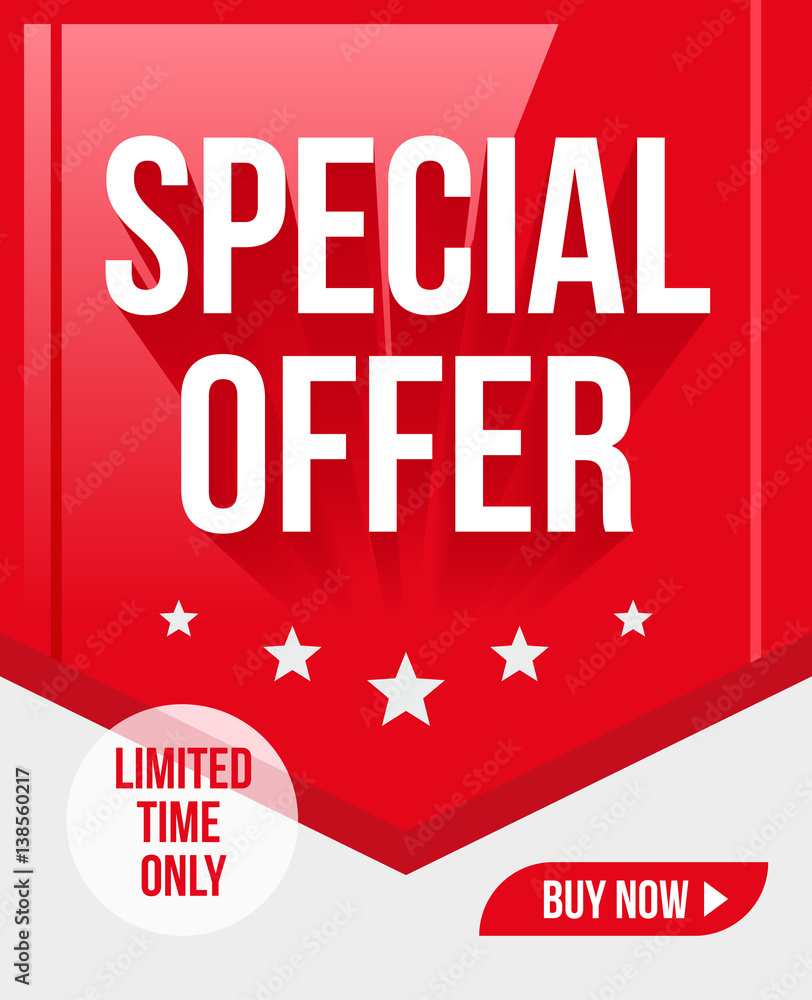 Special Offer Limited Time Ribbon Special Offer Limited Time Ribbon