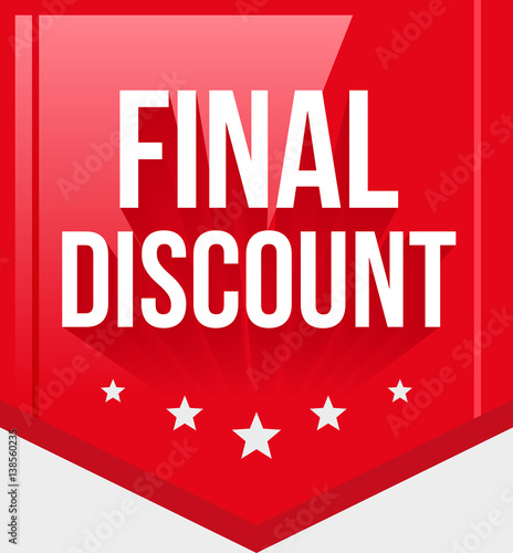 Final Discount Ribbon