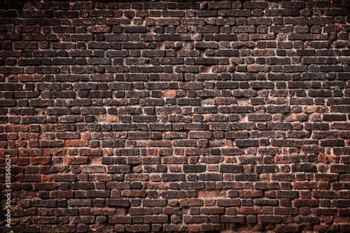 Very large brick wall background