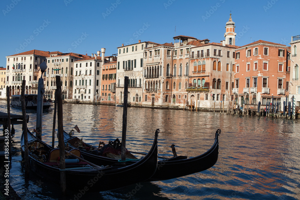 Grand Canal with Gondola in Venice