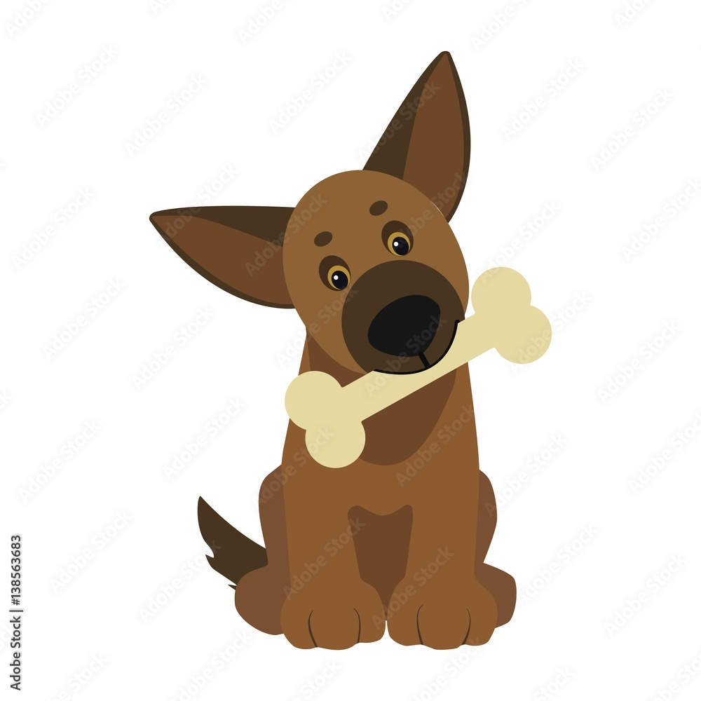 Dog vector illustration