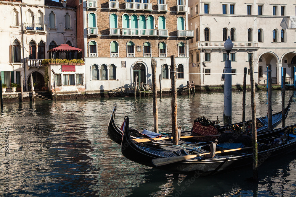 Grand Canal with Gondola in Venice
