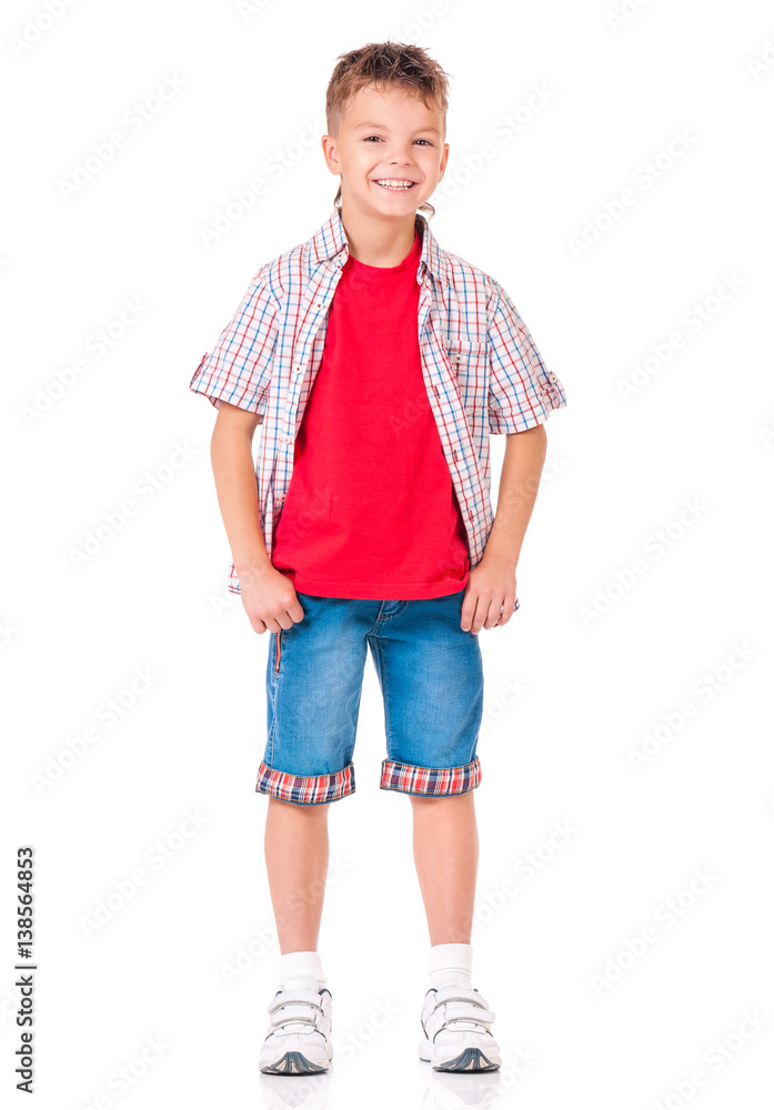 Full length portrait of boy