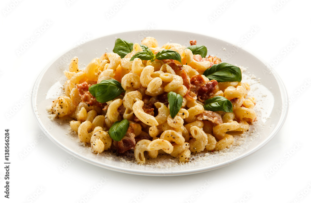 Pasta with meat and vegetables Pasta with meat and vegetables