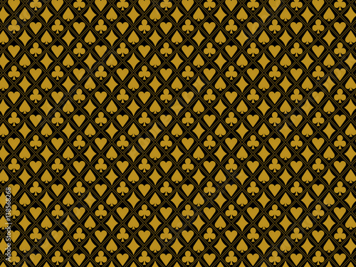 Poker gold background