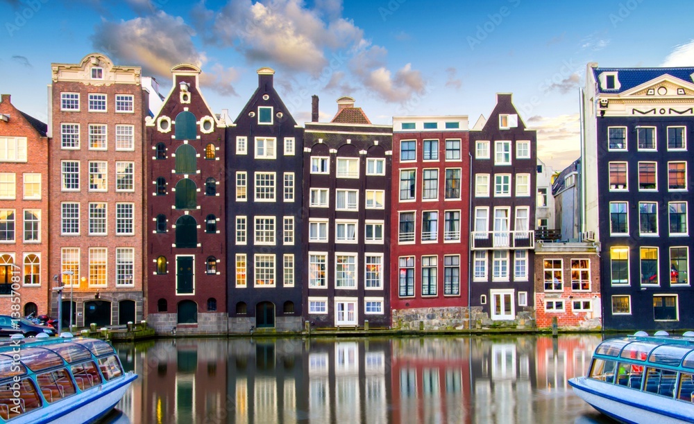 Naklejka premium Amsterdam, Holandia