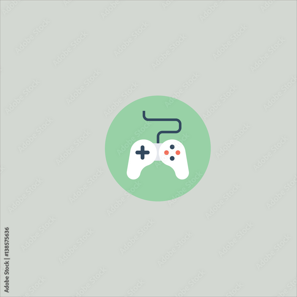 gamepad icon flat design gamepad icon flat design