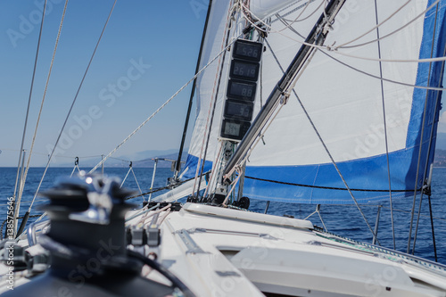 Yacht Sail and Deck First Person View