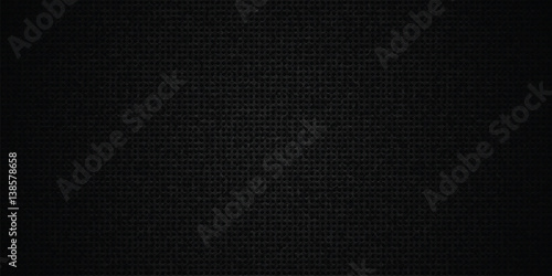 Carbon dark textured background. Seamless pattern of dirty fiber. Isolated meshed backdrop