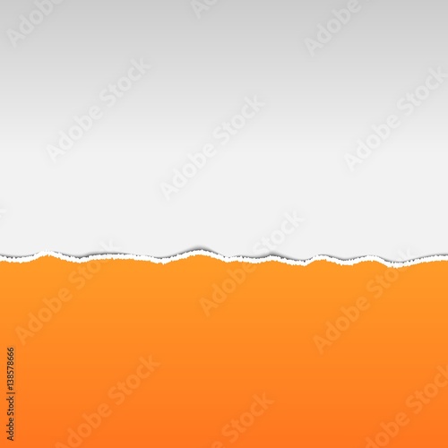 Torn paper. Background vector illustration photo