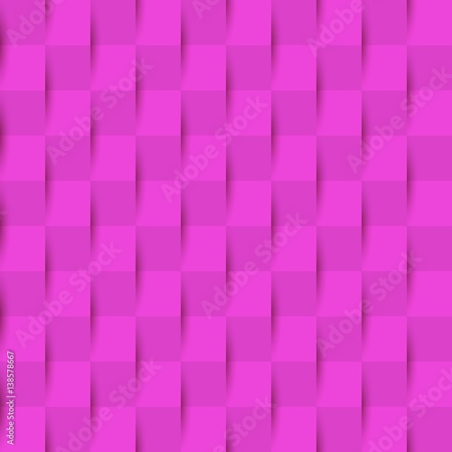 Seamless striped vector pattern from vertical rising and falling ribbons. Pink texture for your web site background