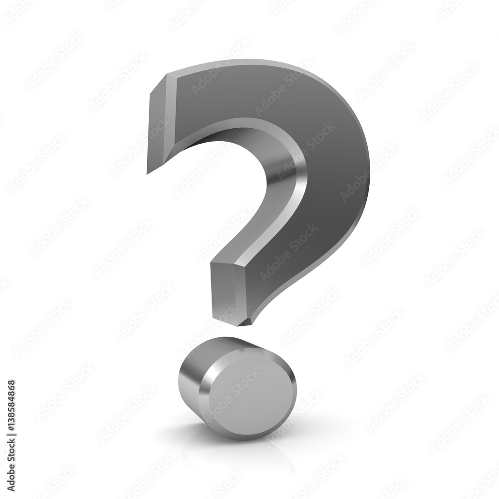 question mark silver 3d isolated bsuiness symbol 10 question mark silver 3d isolated bsuiness symbol 10