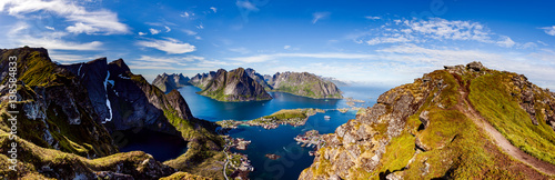 Lofoten archipelago panorama