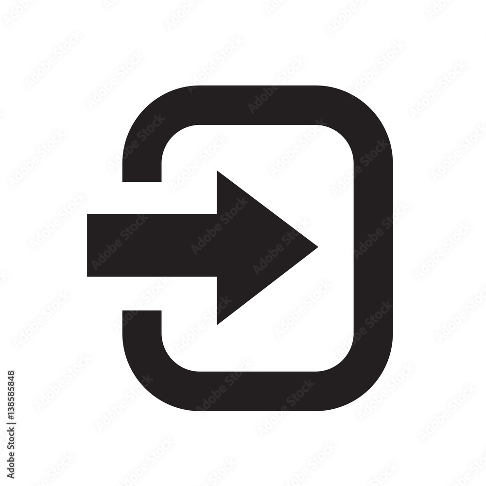 Login sign icon Login sign icon
