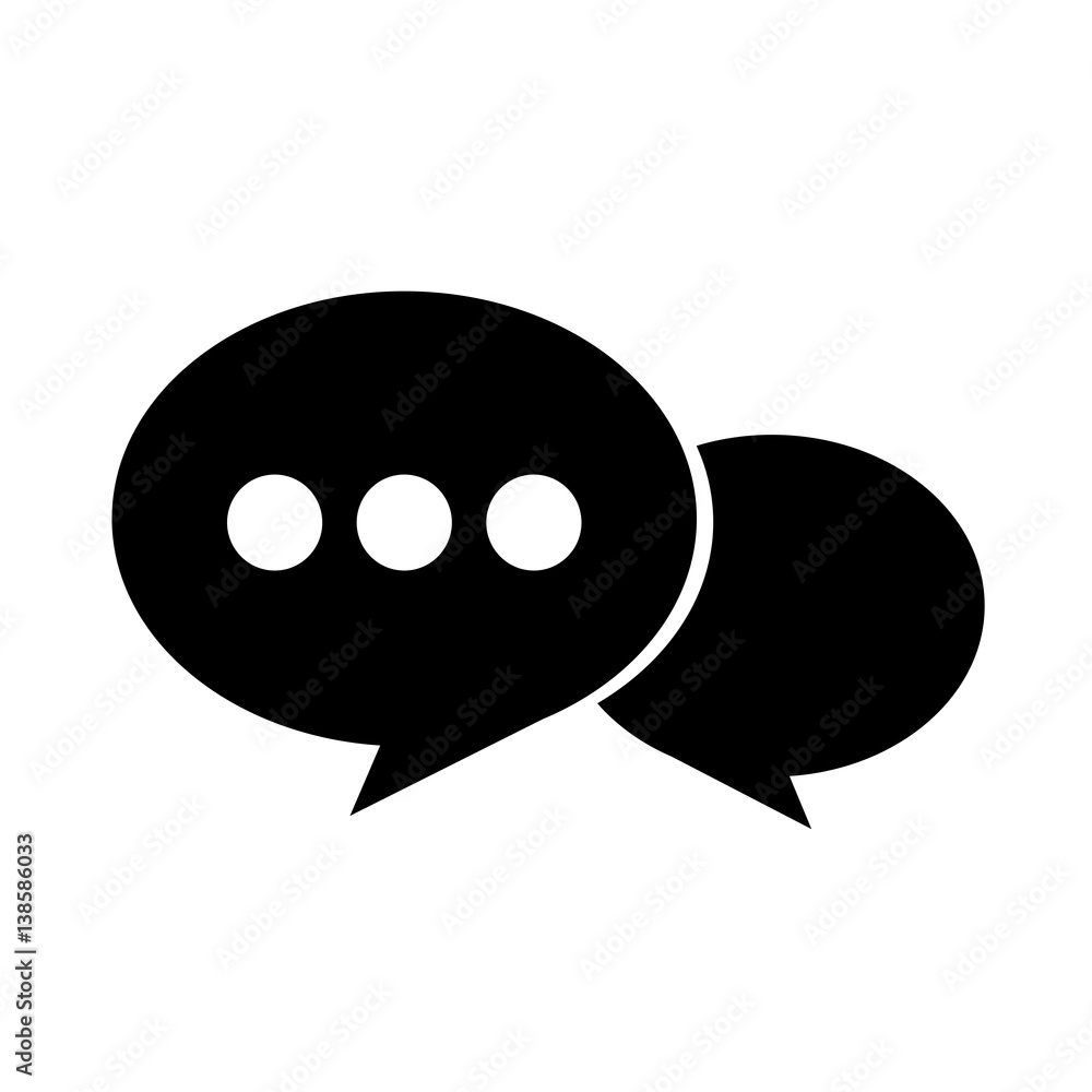 Speech bubble icon Speech bubble icon