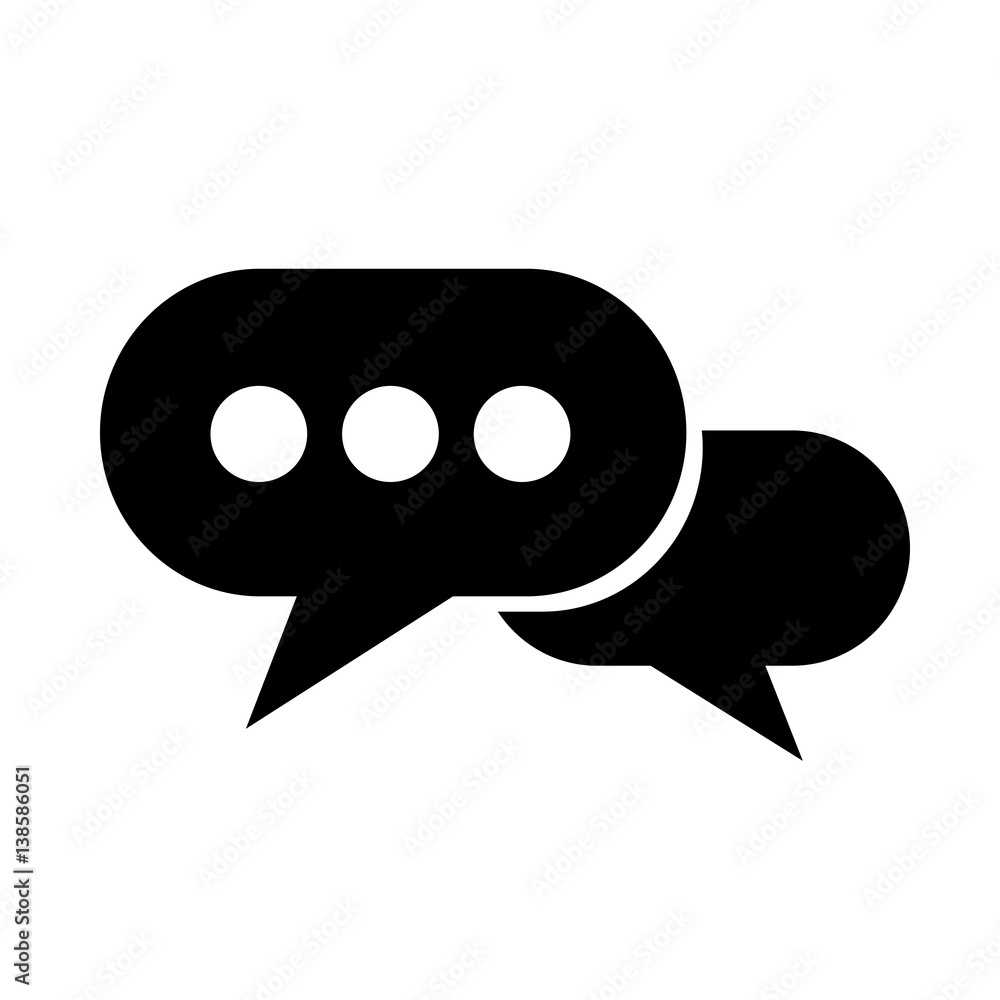 Speech bubble icon Speech bubble icon