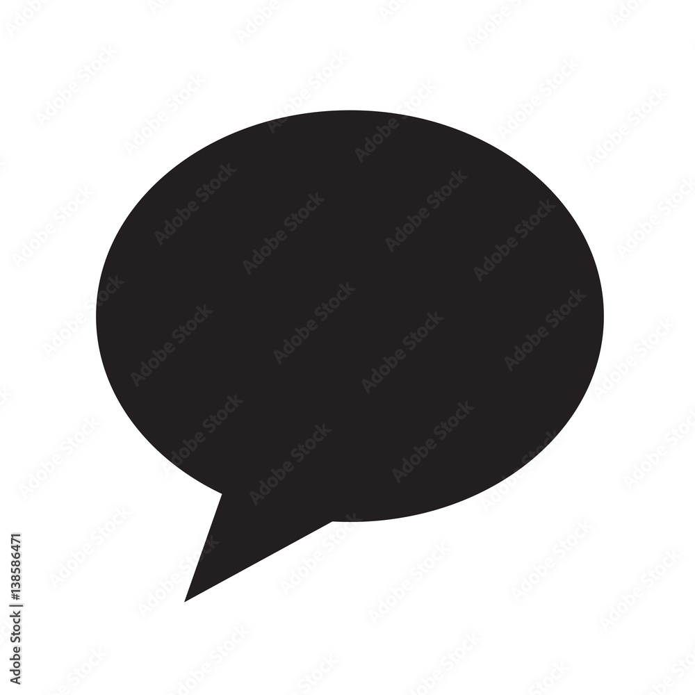 speech bubble icon Vector Illustration speech bubble icon Vector Illustration
