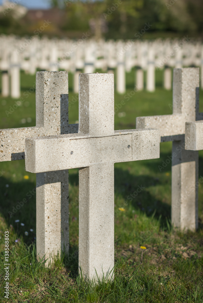 Croix de cimetière militaire, Verdun