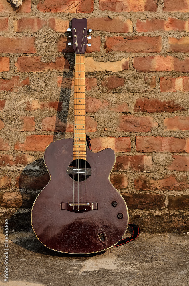 Naklejka premium Classical Acoustic Guitar