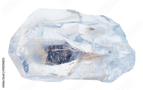 фотографія specimen of celestine stone isolated