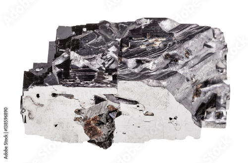 Obraz na plátně specimen of Galena rock isolated