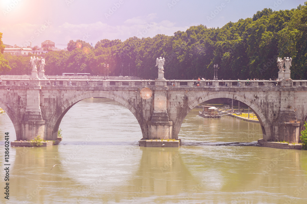 sant angelo bridge in rome