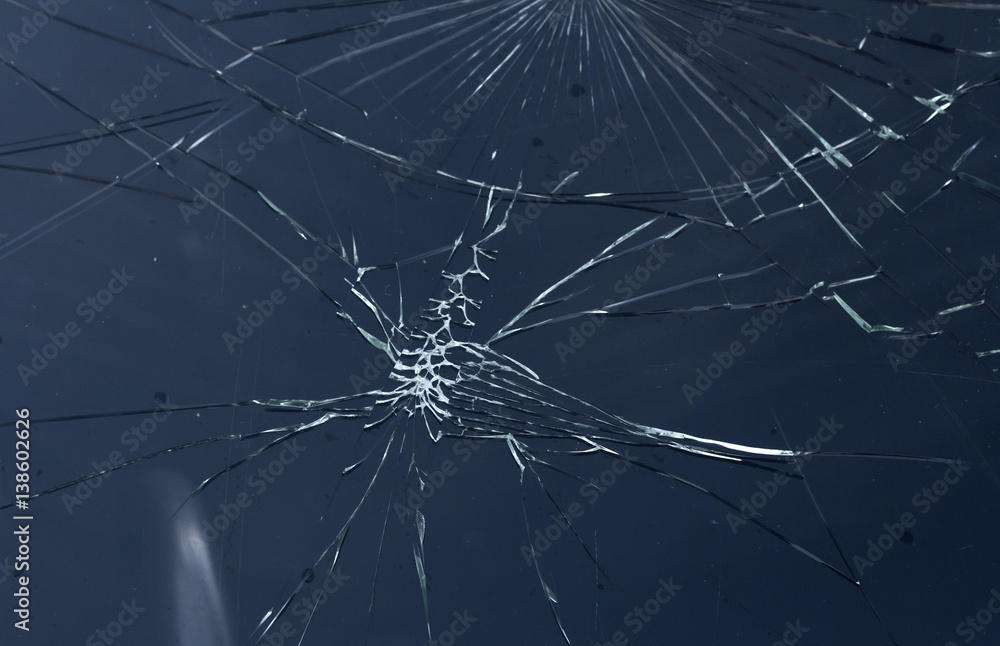 Obraz premium broken window