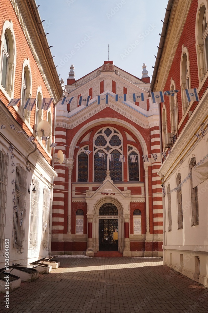 Synagogue in Brasov (Sinagoga Neologă) 1807, Brasov, Romania 
