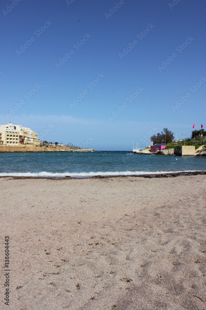 Obraz premium San Gorg bay, Malta