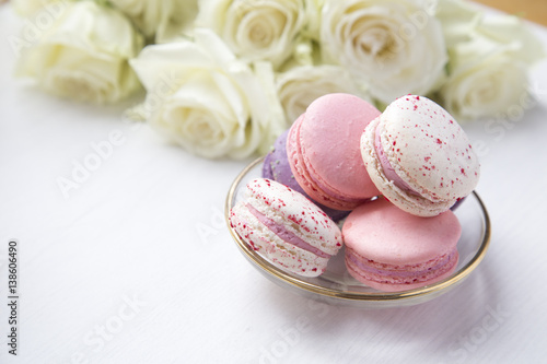 Pastel macaroons