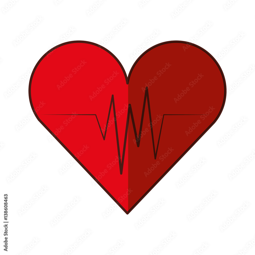 cardiology pulse isolated icon vector illustration design cardiology pulse isolated icon vector illustration design