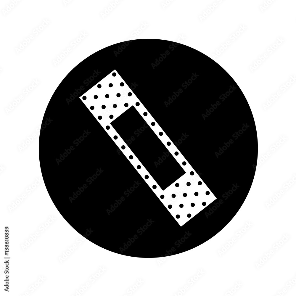 cure band first aid icon vector illustration design cure band first aid icon vector illustration design