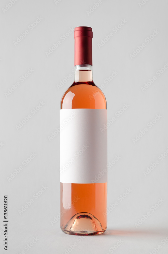 Wine Bottle Mock-Up. Blank Label Wine Bottle Mock-Up. Blank Label