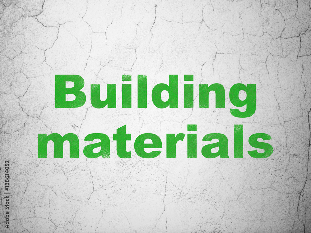 Constructing concept: Building Materials on wall background Constructing concept: Building Materials on wall background