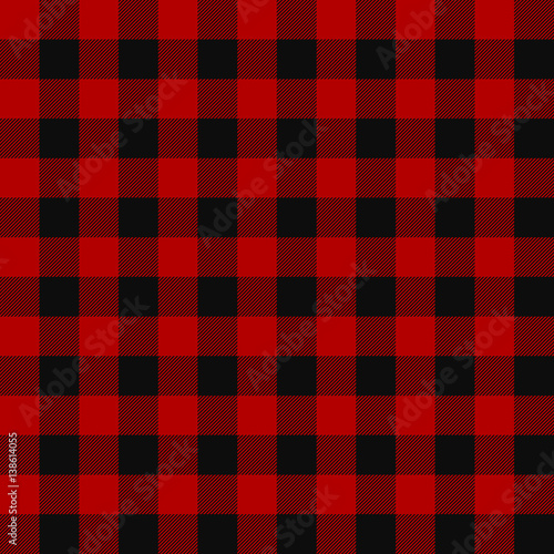 Lumberjack seamless plaid pattern