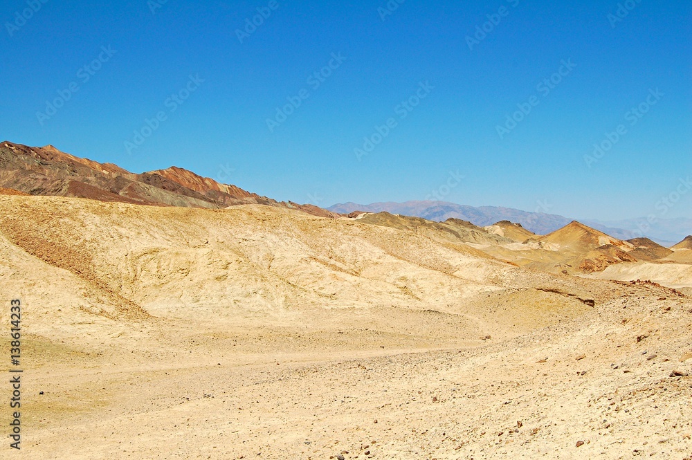 Dryness in the Death Valley National Park in the United States